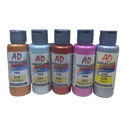 AD- ACRILICO X 60 ML. METALICOS Y PERLADOS 236 VIOLETA AD- ACRILICO X 60 ML. METALICOS Y PERLADOS 236 VIOLETA