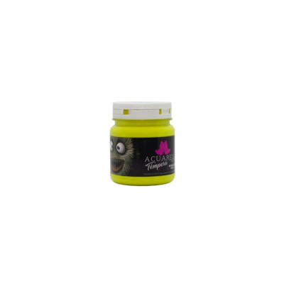 ACUAREL- TEMPERA ESCOLAR POTE X 250 GRS FLUO AMARILLO ACUAREL- TEMPERA ESCOLAR POTE X 250 GRS FLUO AMARILLO