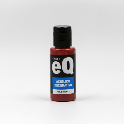 EQ- ACRILICO X 50 BASICOS 504 BORDO EQ- ACRILICO X 50 BASICOS 504 BORDO