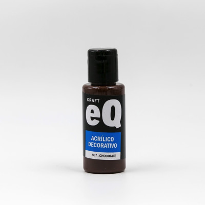 EQ- ACRILICO X 50 BASICOS 807 CHOCOLATE EQ- ACRILICO X 50 BASICOS 807 CHOCOLATE