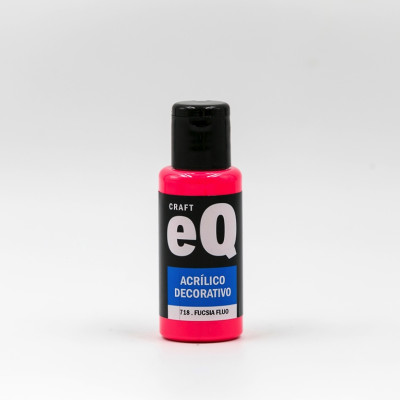 EQ- ACRILICO X  50 ESPECIALES 718 FUCSIA FLUO