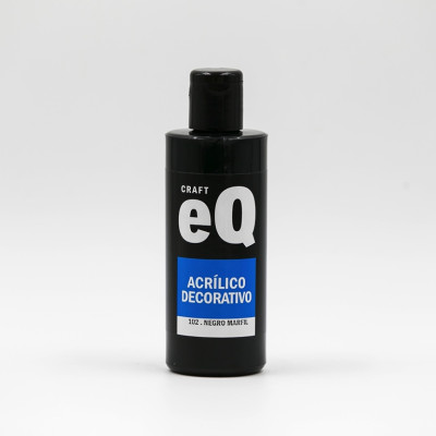 EQ- ACRILICO X 150 BASICOS 102 NEGRO MARFIL EQ- ACRILICO X 150 BASICOS 102 NEGRO MARFIL