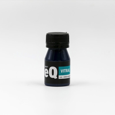 EQ- LACA VITRAL AL AGUA X 40 CC 929 VERDE OCEANICO