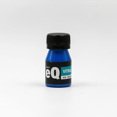EQ- LACA VITRAL AL AGUA X 40 CC 418 CELESTE EQ- LACA VITRAL AL AGUA X 40 CC 418 CELESTE