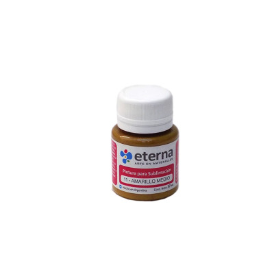 ETERNA- PINTURA P/ SUBLIMACION X 37ML. 11 AMARILLO MEDIO ETERNA- PINTURA P/ SUBLIMACION X 37ML. 11 AMARILLO MEDIO