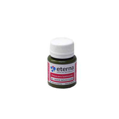 ETERNA- PINTURA P/ SUBLIMACION X 37ML. 62 V. INGLES CLARO ETERNA- PINTURA P/ SUBLIMACION X 37ML. 62 V. INGLES CLARO