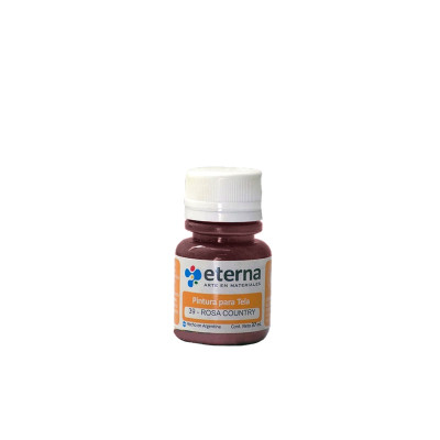 ETERNA- PINTURA PARA TELA X 37 ML BASICOS 039 ROSA COUNTRY ETERNA- PINTURA PARA TELA X 37 ML BASICOS 039 ROSA COUNTRY