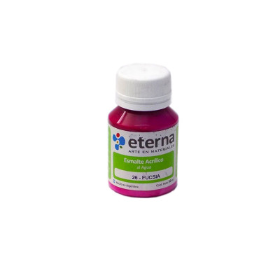 ETERNA- ESMALTE ACRILICO AL AGUA x 37 26 FUCSIA ETERNA- ESMALTE ACRILICO AL AGUA x 37 26 FUCSIA