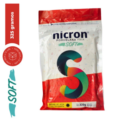 NICRON- PORCELANA FRIA NICRON SOFT X 325 GRS (20) NICRON- PORCELANA FRIA NICRON SOFT X 325 GRS (20)