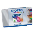 GIOTTO-DIDO- LAPIZ GIOTTO SUPERMINA MINA DE 3.8 MM LATA X 12 COLORES