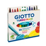 GIOTTO-DIDO- MARCADOR GIOTTO TURBO COLOR MAXI 20 COLORES SURTIDOS