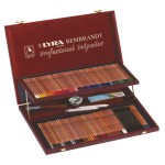 LYRA- LAPIZ REMB POLYCOLOR CAJA MADERA C/ HERRAJES 105 ELEMENTOS