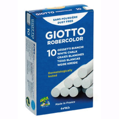 GIOTTO-DIDO- TIZA GIOTTO ROBERCOLOR X 10 UNIDADES BLANCAS GIOTTO-DIDO- TIZA GIOTTO ROBERCOLOR X 10 UNIDADES BLANCAS