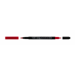 LYRA- MARCADOR AQUABRUSH DUO P. PINCEL/ P.FINA 26 DEEP CARMINE