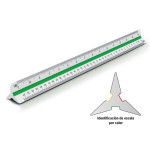 PLANTEC- ESCALIMETRO PLANTEC 4501 X 30CM C/ EST. RIG.DE PVC