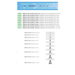 PLANTEC- LETROGRAFOS INYECTADO PLANTEC 2025 ALT.2.5 / ESP.0.2MM