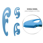 PLANTEC- JUEGO DE PISTOLETES PLANTEC 5001 UNIVERSALES C/ DOBLE VISEL.