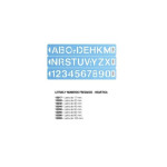 PLANTEC- LETRAS Y NUMEROS PLANTEC 2260 ALT.60MM / 1 PLANT.