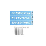 PLANTEC- LETRAS Y NUMEROS PLANTEC FRESADOS DECORATIVO (2730 )ALT 30 MM