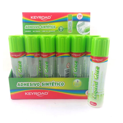 KEYROAD- ADHESIVO SINTETICO (TIPO VOLIGOMA) x50ml. (CAJA x24) KEYROAD- ADHESIVO SINTETICO (TIPO VOLIGOMA) x50ml. (CAJA x24)