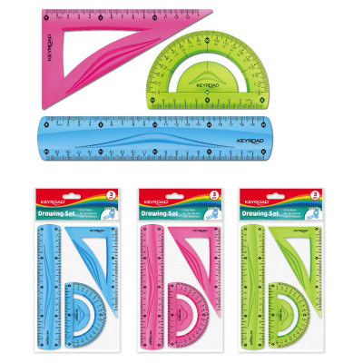 KEYROAD- SET DE GEOMETRIA X3 FLEX (CAJA X 24) KEYROAD- SET DE GEOMETRIA X3 FLEX (CAJA X 24)