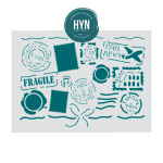 HYN- STENCIL ARTISTICO SERIE A 20 X 30 STA010