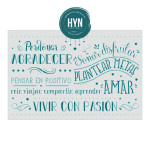 HYN- STENCIL ARTISTICO SERIE A 20 X 30 STA037