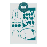 HYN- STENCIL ARTISTICO SERIE A 20 X 30 STA043