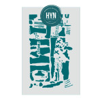 HYN- STENCIL ARTISTICO SERIE A 20 X 30 STA045
