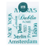 HYN- STENCIL ARTISTICO SERIE B 20 X 30 STB006