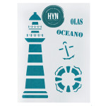 HYN- STENCIL ARTISTICO SERIE B 20 X 30 STB025