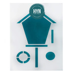 HYN- STENCIL ARTISTICO SERIE B 20 X 30 STB050