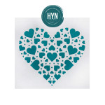 HYN- STENCIL ARTISTICO SERIE D 20 X 20 STD002