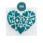HYN- STENCIL ARTISTICO SERIE D 20 X 20 STD006