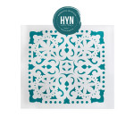 HYN- STENCIL ARTISTICO SERIE D 20 X 20 STD016