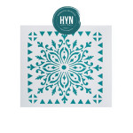 HYN- STENCIL ARTISTICO SERIE D 20 X 20 STD024