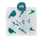 HYN- STENCIL ARTISTICO SERIE D 20 X 20 STD027