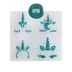 HYN- STENCIL ARTISTICO SERIE D 20 X 20 STD029