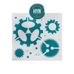 HYN- STENCIL ARTISTICO SERIE D 20 X 20 STD036