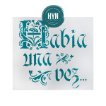 HYN- STENCIL ARTISTICO SERIE D 20 X 20 STD038