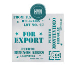 HYN- STENCIL ARTISTICO SERIE D 20 X 20 STD040