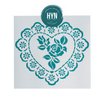 HYN- STENCIL ARTISTICO SERIE D 20 X 20 STD048
