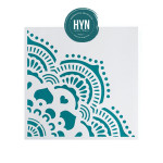 HYN- STENCIL ARTISTICO SERIE D 20 X 20 STD054