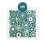 HYN- STENCIL ARTISTICO SERIE E 20 X 20 STE001