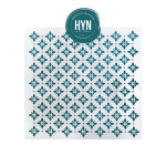 HYN- STENCIL ARTISTICO SERIE E 20 X 20 STE006