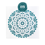 HYN- STENCIL ARTISTICO SERIE E 20 X 20 STE013