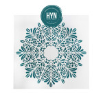 HYN- STENCIL ARTISTICO SERIE E 20 X 20 STE016