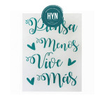 HYN- STENCIL ARTISTICO SERIE F 20 X 30 STF008