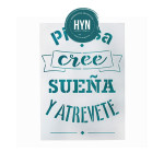 HYN- STENCIL ARTISTICO SERIE F 20 X 30 STF022