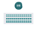 HYN- STENCIL ARTISTICO SERIE G 10 X 30 STG008